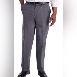 Haggar Men’s Dress Pants, Size 38W X 31L, Grey, NWT